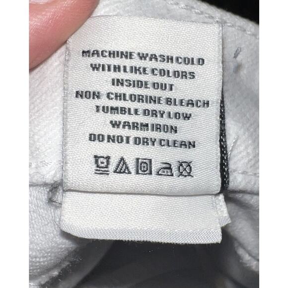 RAILS Womens Size 31 White Jean Skirt Canyon High Waisted Salt Denim Button Up - Picture 9 of 9